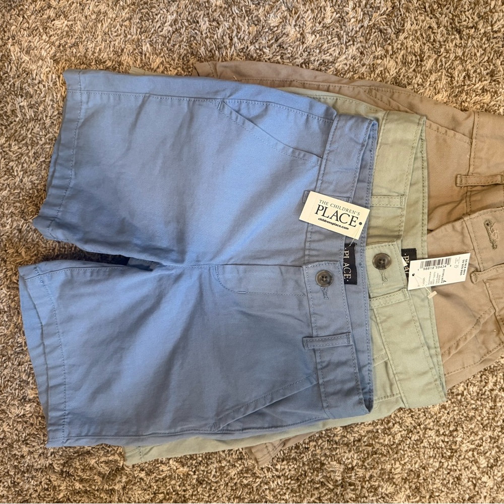 The Children's Place Light Blue Flat Front Boys' Shorts